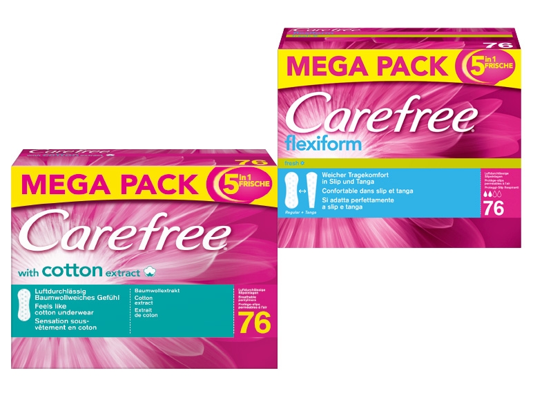 CAREFREE Slipeinlagen Megapack