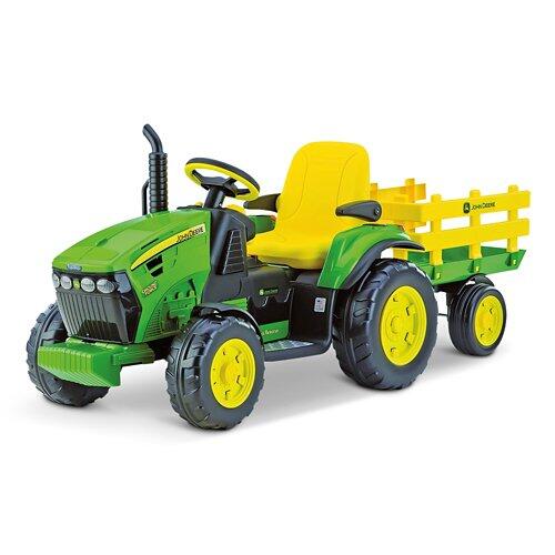 E-Traktor mit Anhänger