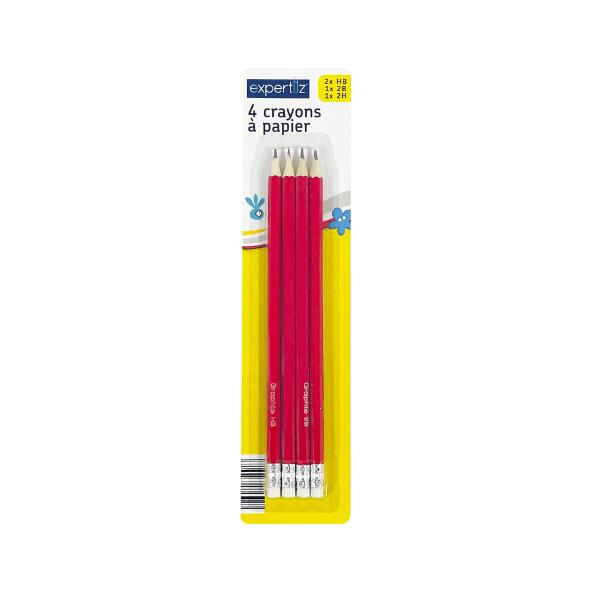 EXPERTIZ(R) 				4 crayons à papier