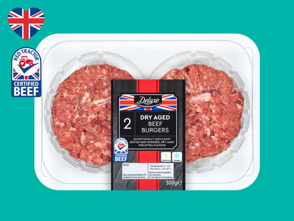 Deluxe 2 Dry-Aged British Beef Burgers