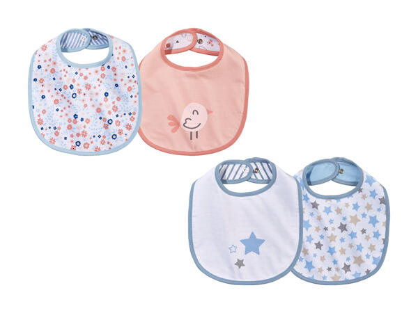 Bavoirs pour bébé, lot de 2