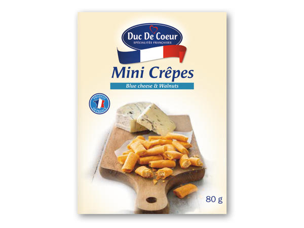 DUC DE COEUR Fyldte mini crêpes