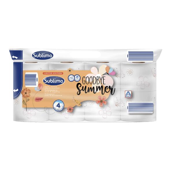 SUBLIMO(R) 				Toilettenpapier, 8er-Packung