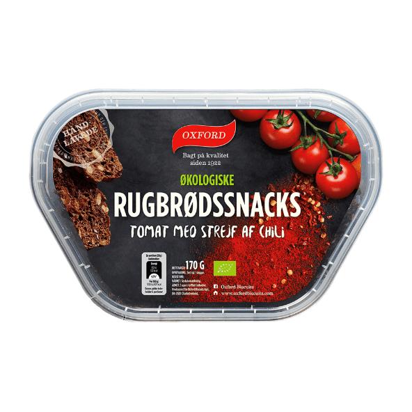 Økologiske rugbrødssnacks