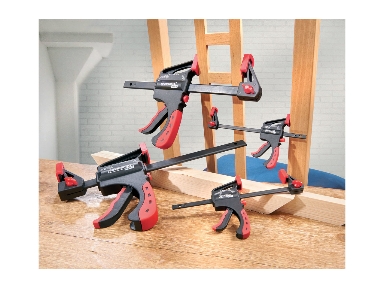 Powerfix Profi One-Handed Bar Clamps1