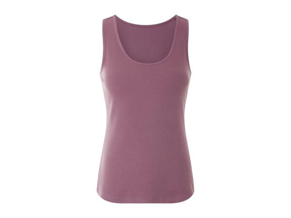 Esmara Ladies' Dark Pink Vest Tops - 2 Pack