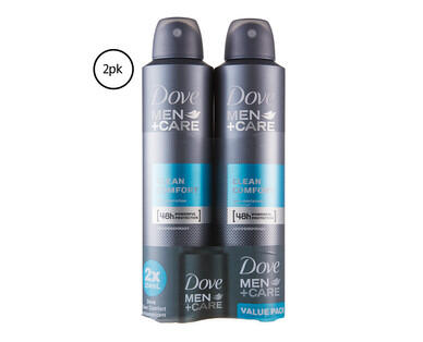 Dove Antiperspirant Aerosol Deodorant 2 x 127g or 2 x 150g