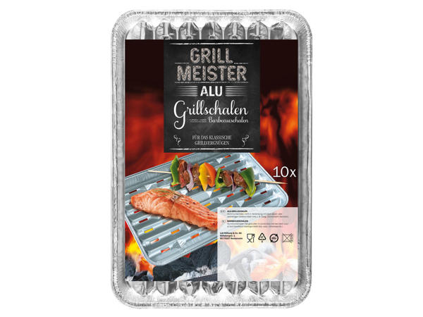GRILLMEISTER Aluminium-Grillschalen