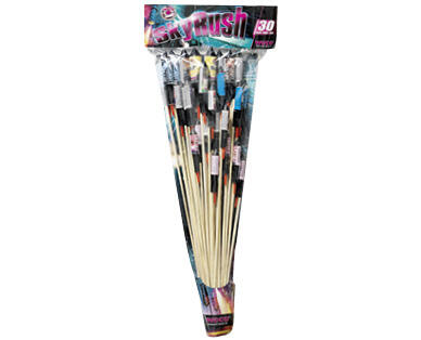 WECO(R) SUISSE SKYRUSH RAKETEN-SET, 30-TEILIG