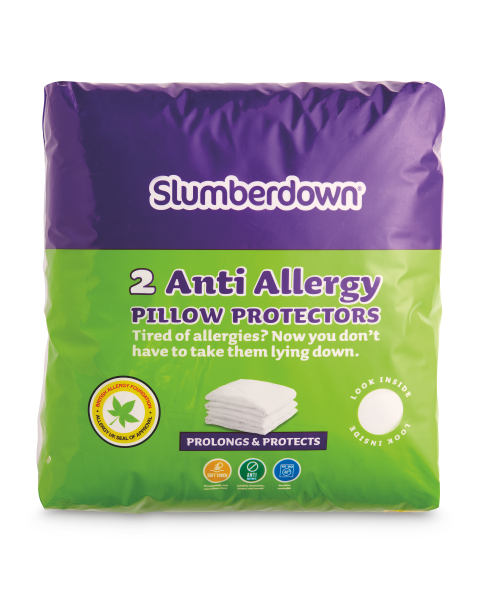 Anti-Allergy Pillow Protector Pair