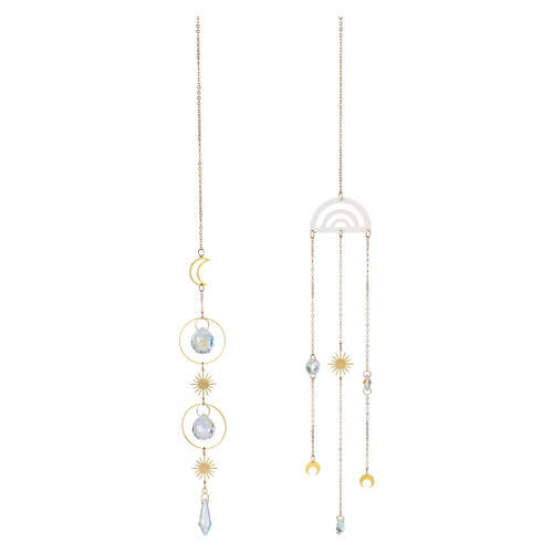 2 Piece Sun Catcher - Hanging Circles