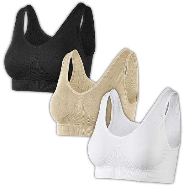 Komfort-BH 3er-Set