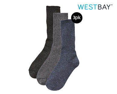 Men's Winter Crew Socks 3pk