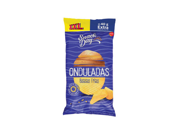SnackDay(R) Batatas Fritas Onduladas XXL