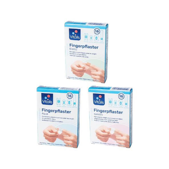 VITALIS(R) 				Pansements pour doigt, 16 pcs
