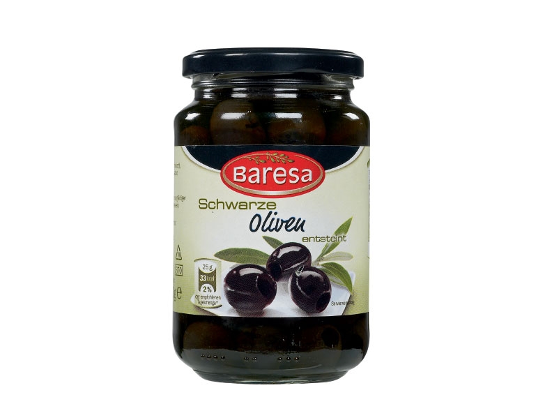Entsteinte Oliven