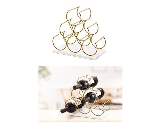 Huntington Home 
 Wooden Wine Rack