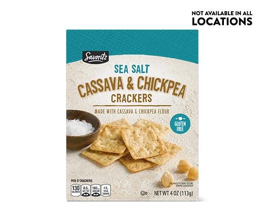 Savoritz 
 Chickpea Cracker Sea Salt or Rosemary