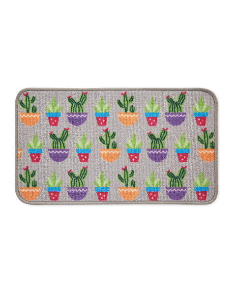 Cactus Washable Door Mat