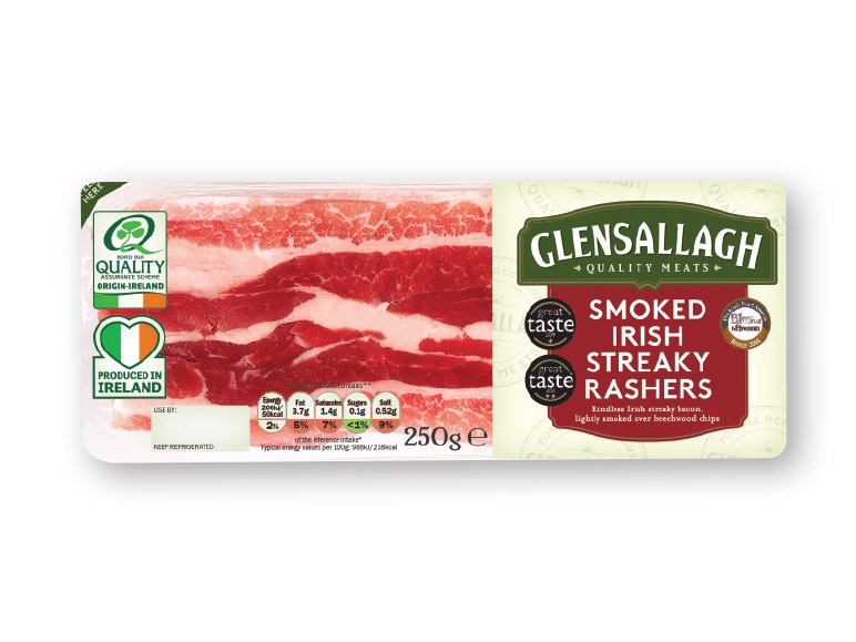 GLENSALLAGH(R) Smoked Irish Streaky Rashers