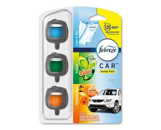 Febreze Febreze Car 3ct Mixed Tray