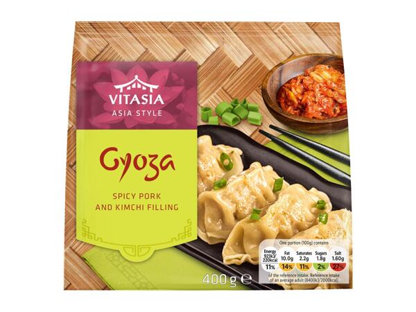 Kimchi and Pork Gyoza