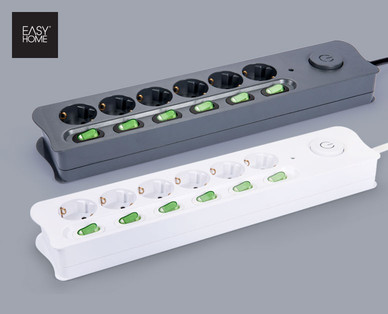 EASYHOME 6-fach Steckdosenleiste