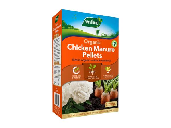 2.25kg Organic Chicken Manure Pellets