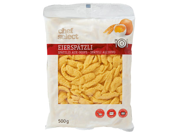 Spätzlis aux œufs suisses