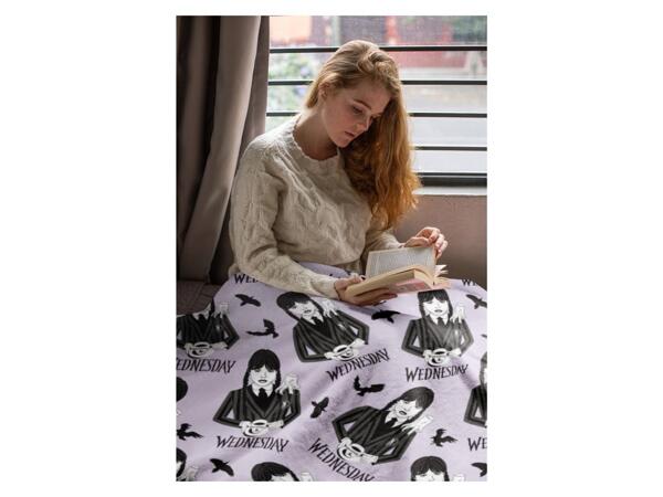 Fleece Blanket 100x150cm "Wednesday"