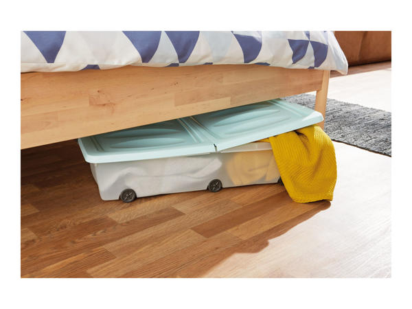 Cassetti 52L Underbed Storage Box With Wheels1