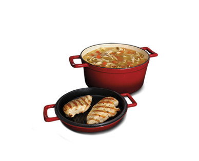 Crofton Cast Iron 2-in-1 Pot