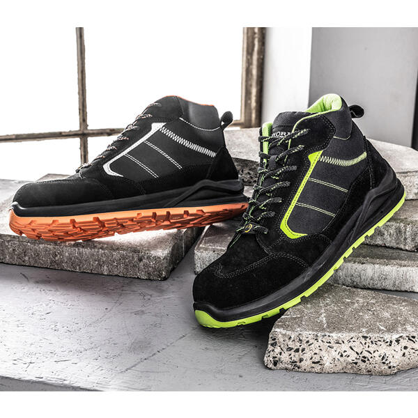 S1 Leder-Sicherheitsstiefel