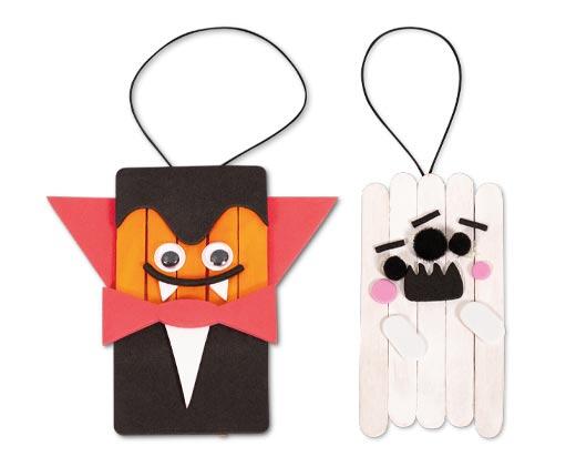 Smile! Create Your Own Halloween Stick Characters