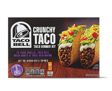 Taco Bell Crunchy Taco Dinner Kit