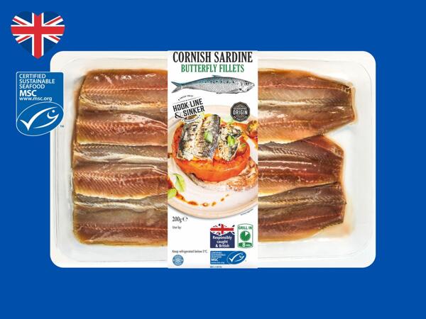 Cornish Sardine Butterfly Fillets