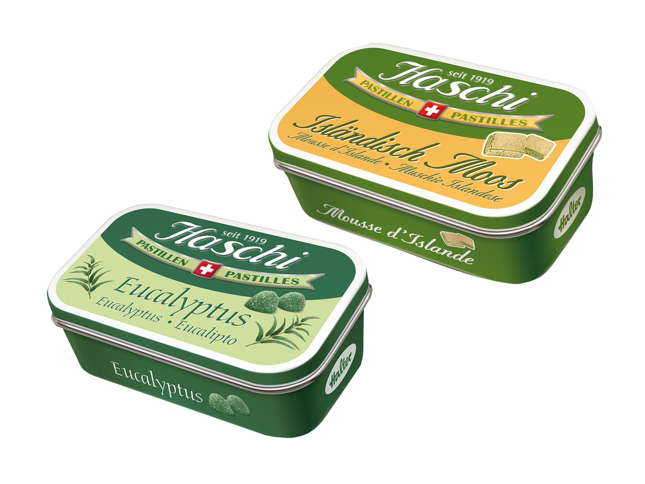 Pastilles Mousse d'Islande/ eucalyptus Haschi