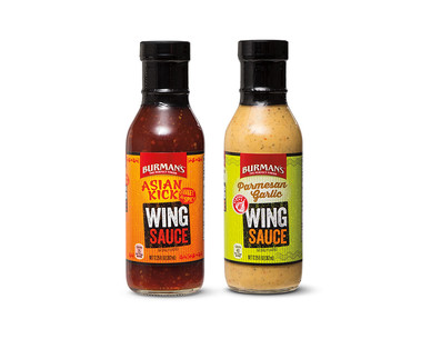 Burman's Asian Kick or Parmesan Garlic Wing Sauce