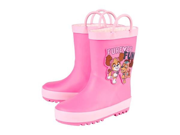 Kids' Pink Wellington Boots