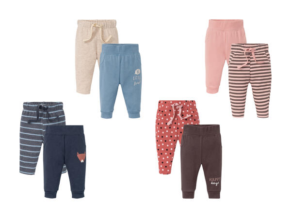 Pantalons de jogging pour bébé, lot de 2