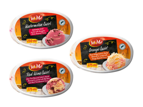 Mini glace marbrée/ sorbet marbré