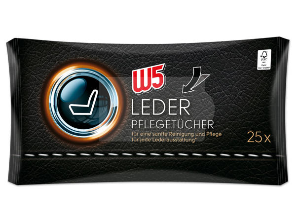 W5 Leder-Pflegetücher