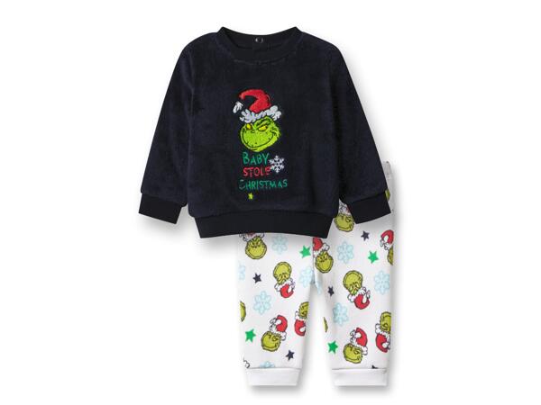 Baby Fleece Tracksuit, 2 Pieces "Grinch"