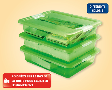 Lot de boîtes de rangement EASY HOME(R)
