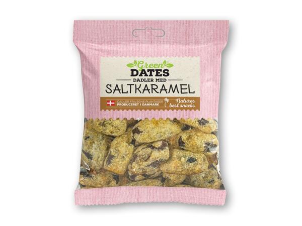 GREEN DATES Dadler med smag eller dadelkugler