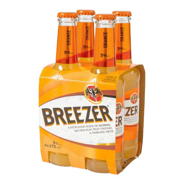 Breezer orange, 4 st.