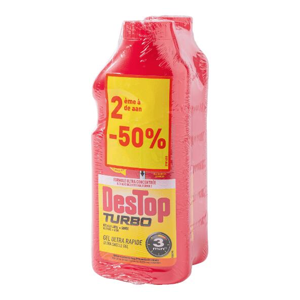 DESTOP TURBO(R) 				Déboucheur, 2 pcs