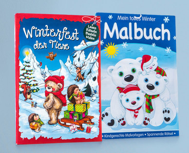 Mal-/Beschäftigungsbuch zur Weihnachtszeit