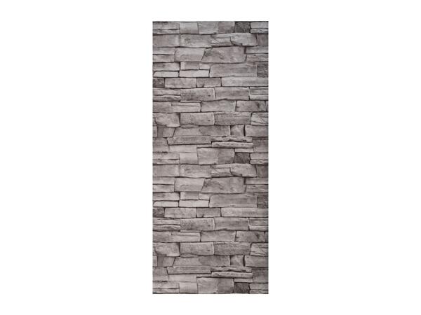 Livarno Home Decorative Film With Grey Stone Wall Design