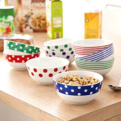Bols pour potage ou petit-déjeuner, 4 pcs
